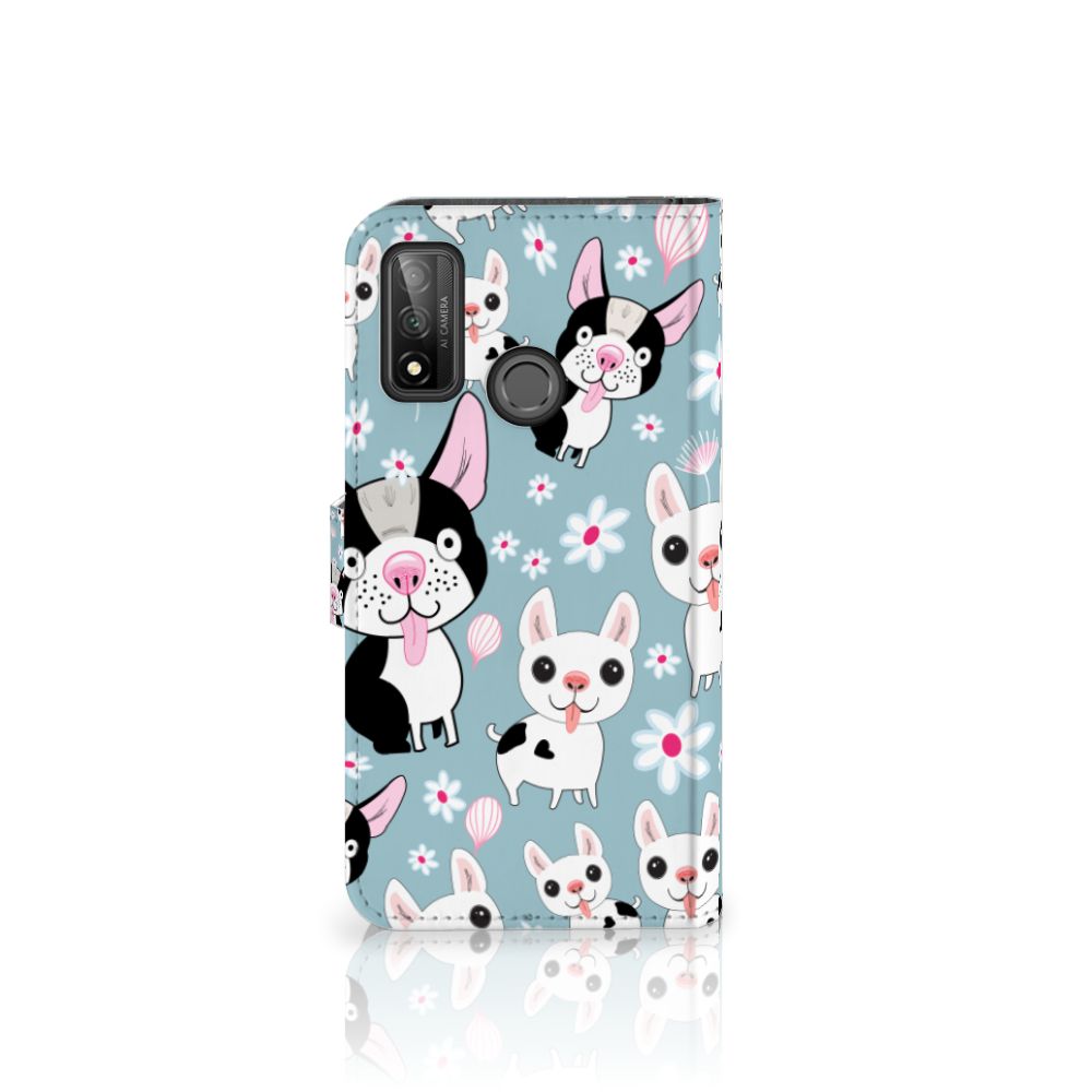 Huawei P Smart 2020 Telefoonhoesje met Pasjes Hondjes