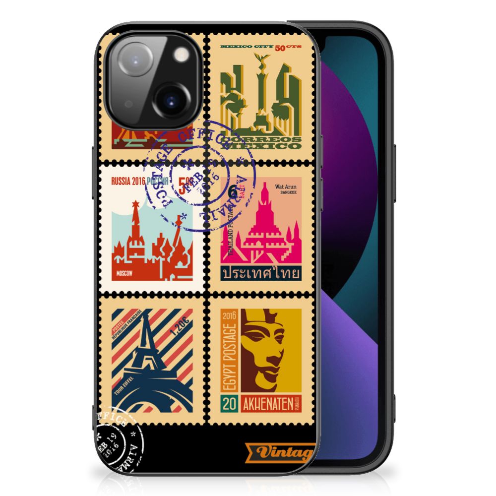 Apple iPhone 13 TPU Backcover Postzegels B2C Telecom