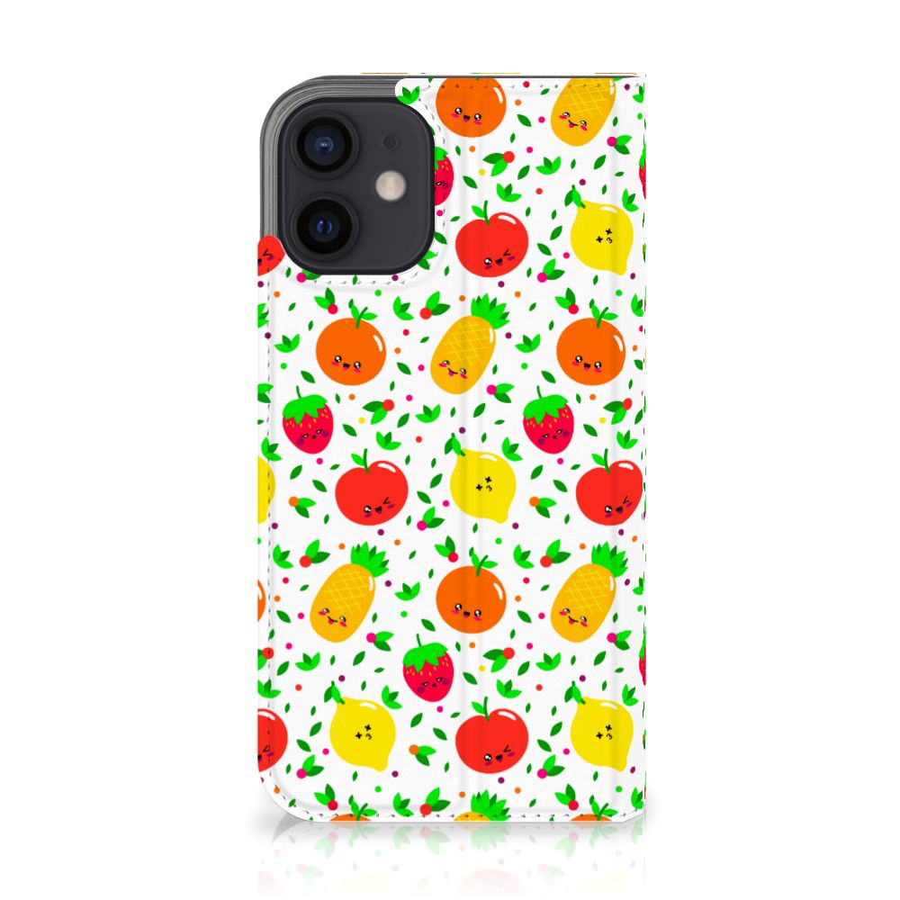 iPhone 12 Mini Flip Style Cover Fruits - B2C Telecom