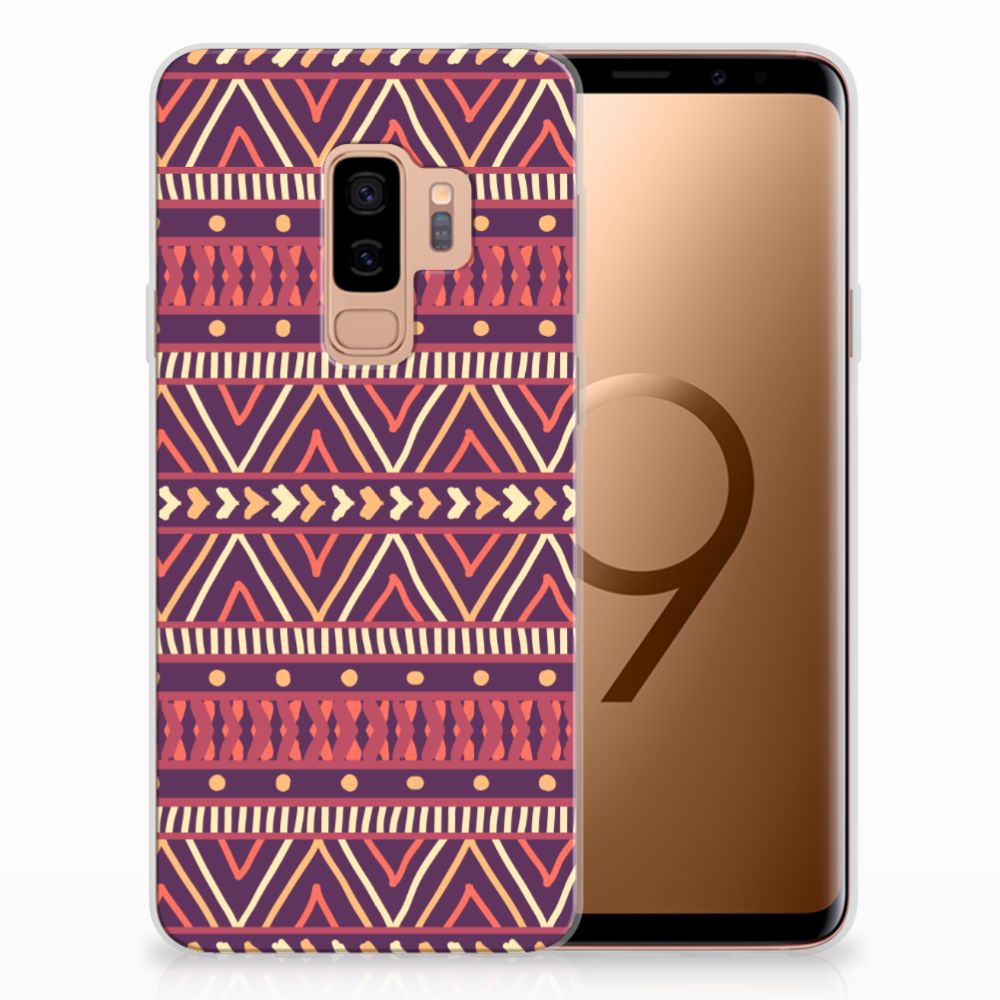 Samsung Galaxy S9 Plus TPU bumper Aztec Paars