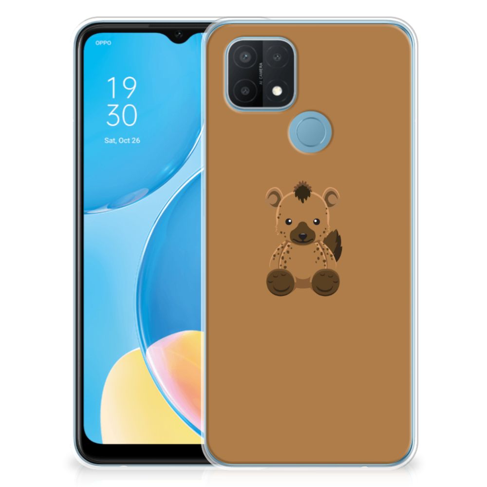 OPPO A15 Telefoonhoesje met Naam Baby Hyena B2C Telecom