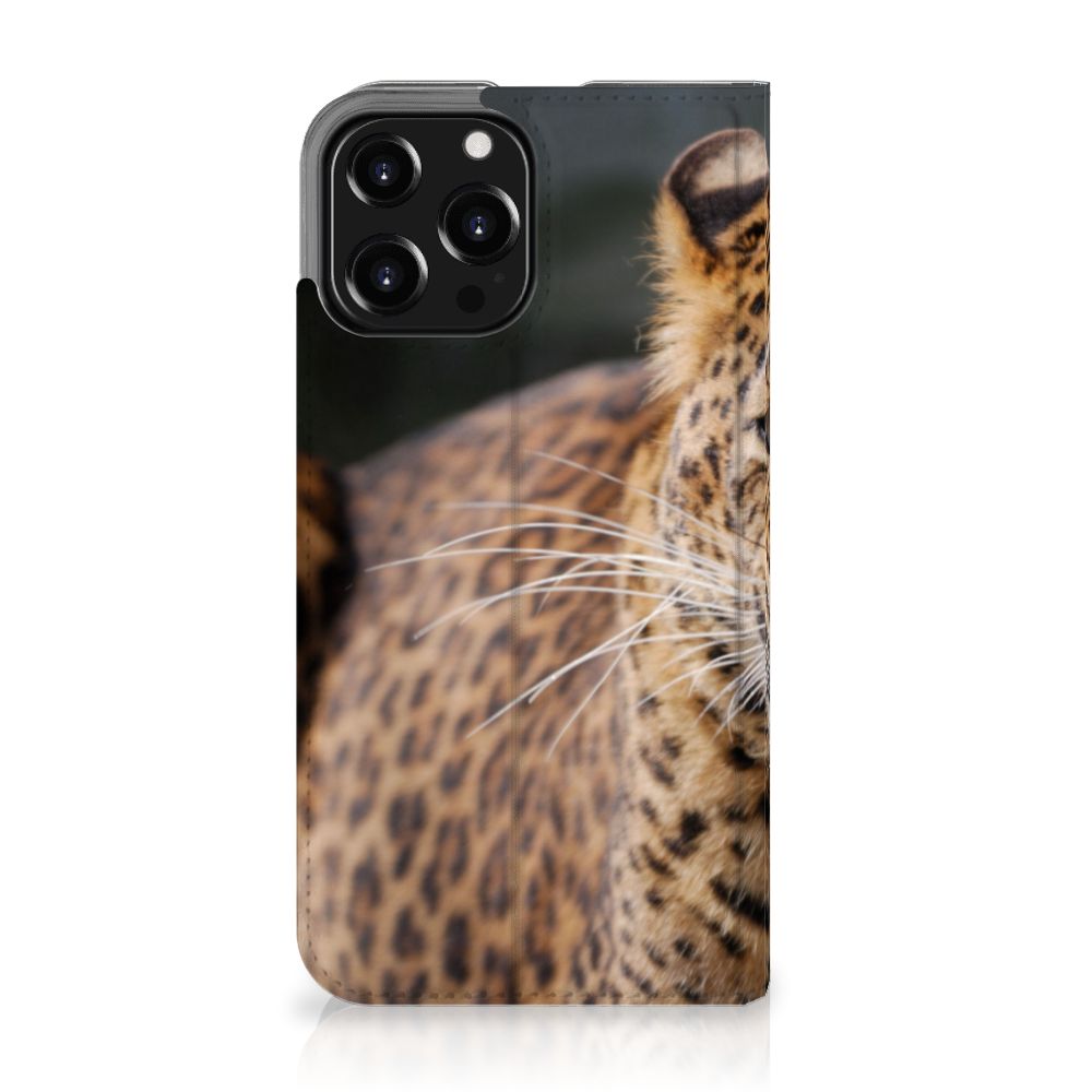 iPhone 13 Pro Max Hoesje maken Luipaard met gedetailleerde afbeelding van een luipaard 🐆.