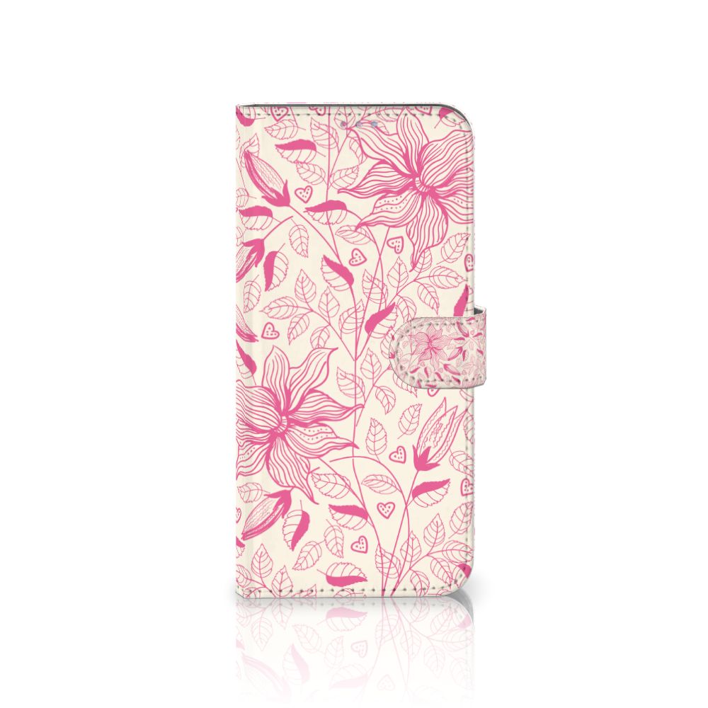 Motorola Moto G60s Hoesje Pink Flowers