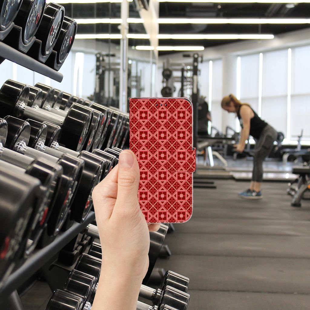 Apple iPhone X | Xs Telefoon Hoesje Batik Rood