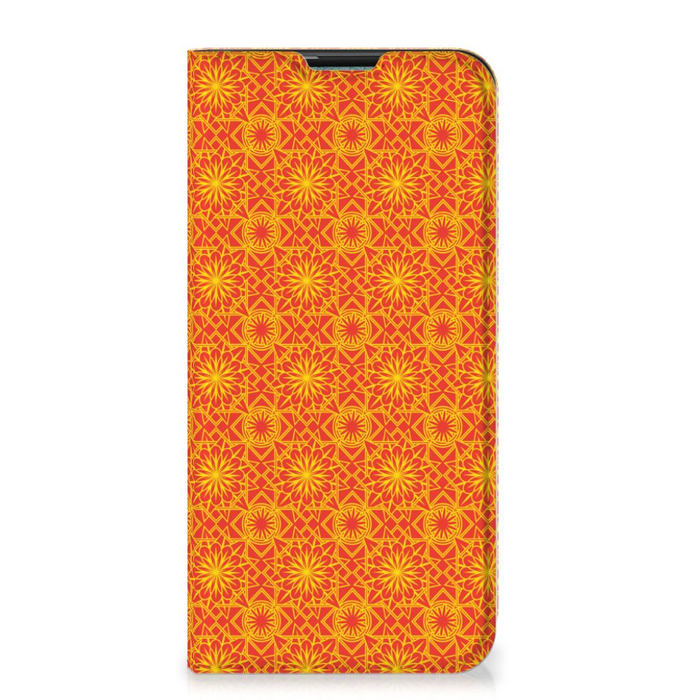 Nokia X20 | X10 Hoesje met Magneet Batik Oranje - B2C Telecom