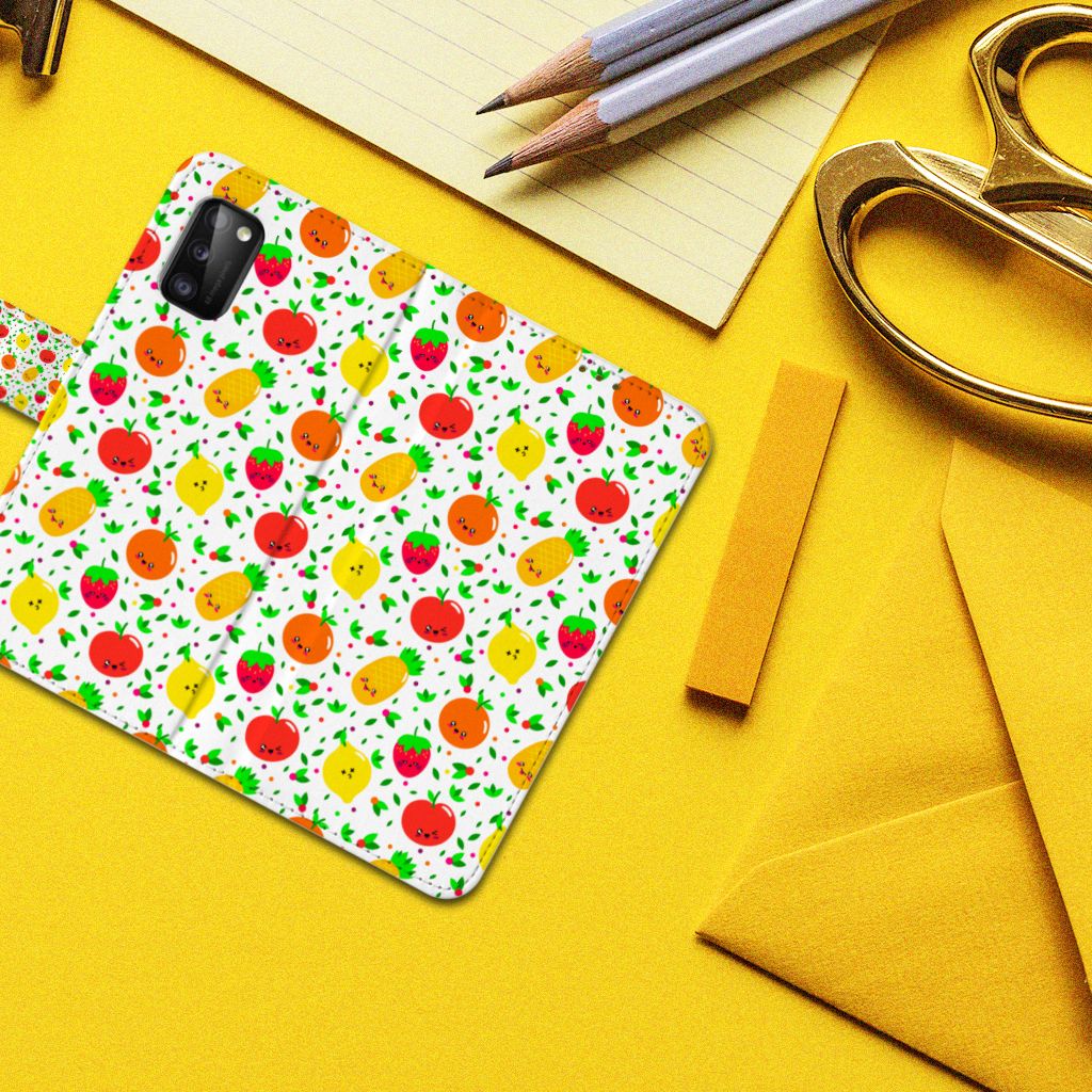 Samsung Galaxy A41 Book Cover Fruits