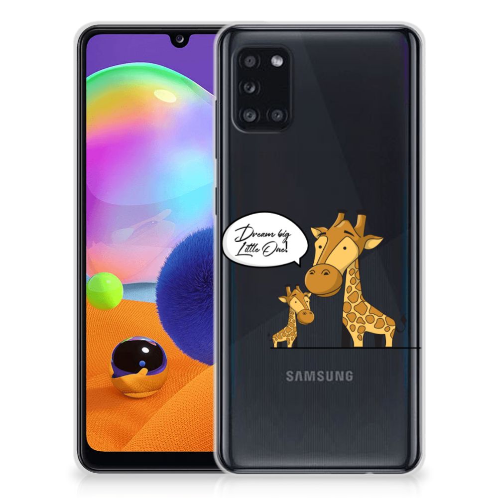 Samsung Galaxy A31 Telefoonhoesje met Naam Giraffe B2C Telecom