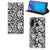 Huawei P30 Lite New Edition Smart Cover Black Flowers