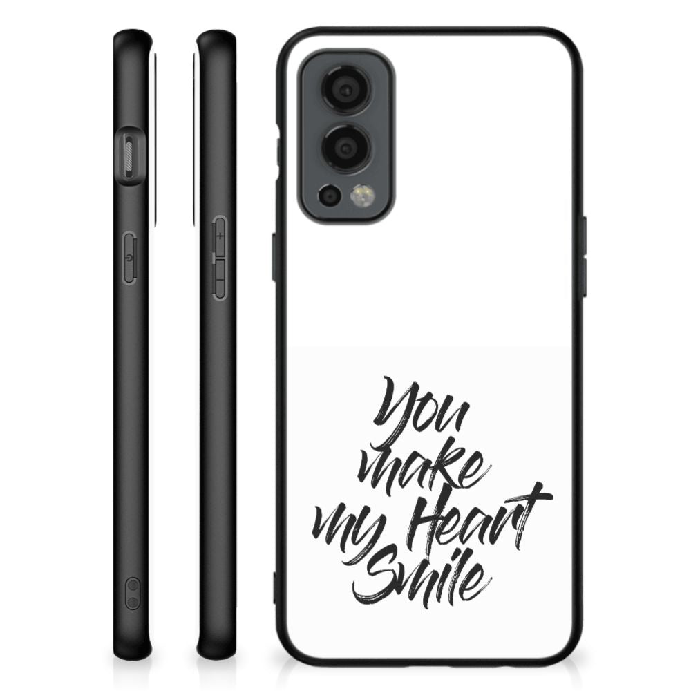 OnePlus Nord 2 Telefoon Hoesje met tekst Heart Smile