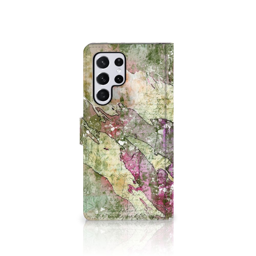 Hoesje Samsung Galaxy S22 Ultra Letter Painting