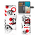 Telefoonhoesje met Naam Samsung Galaxy A73 5G Skull Red