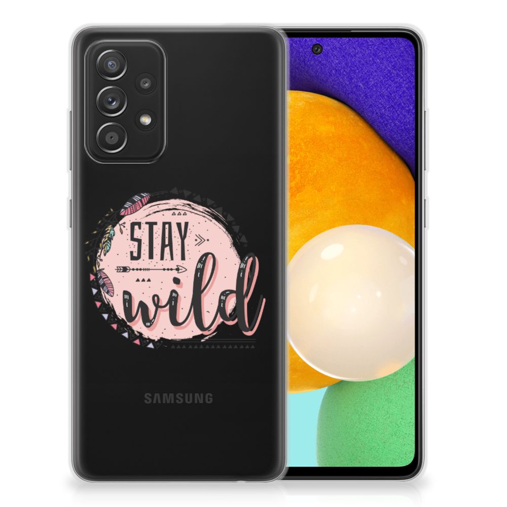 Samsung Galaxy A52 (5G/4G) Telefoonhoesje met Naam Boho Stay Wild