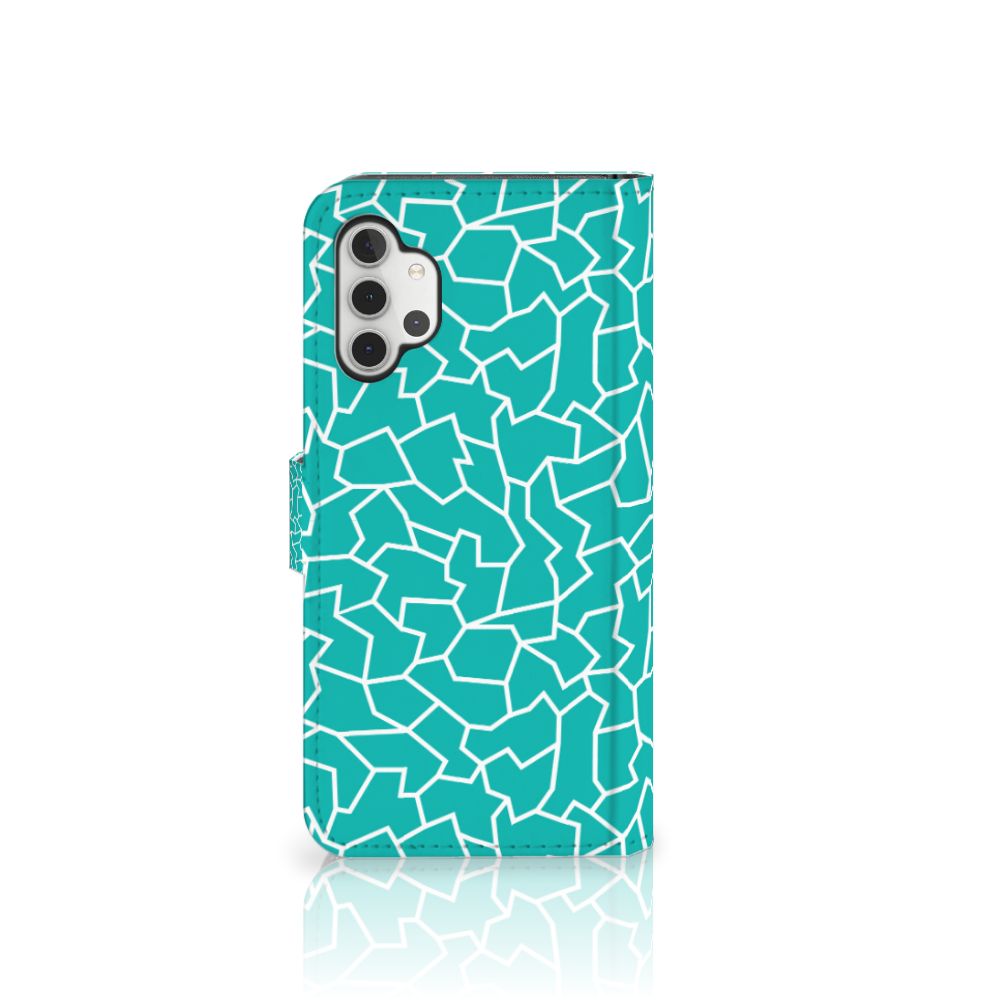 Samsung Galaxy A32 4G Hoesje Cracks Blue