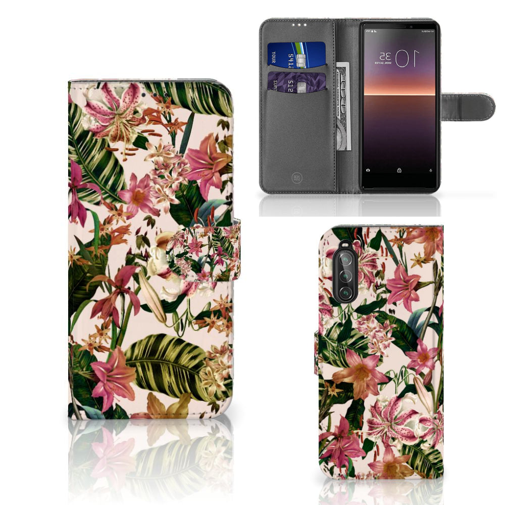 Sony Xperia 10 II Hoesje Flowers