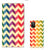 Samsung Galaxy A41 Hoesje met Magneet Zigzag Multi Color