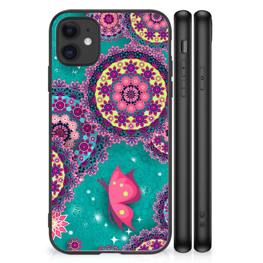 iPhone 11 Leuk Telefoonhoesje Cirkels en Vlinders B2C Telecom