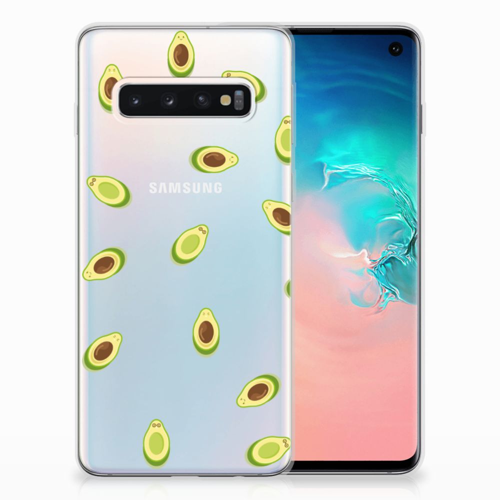Samsung Galaxy S10 Siliconen Case Avocado