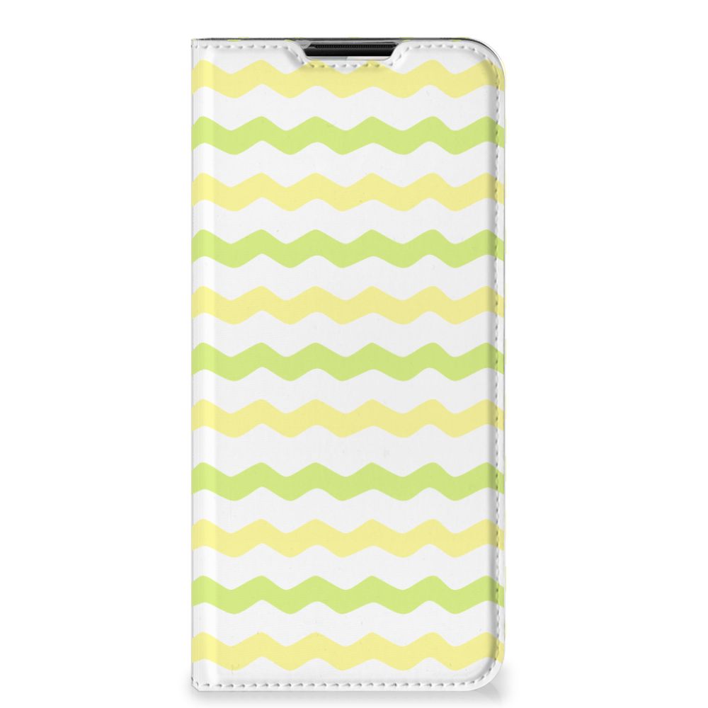 OnePlus Nord N100 Hoesje met Magneet Waves Yellow - B2C Telecom