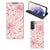Samsung Galaxy S21 Plus Smart Cover Pink Flowers