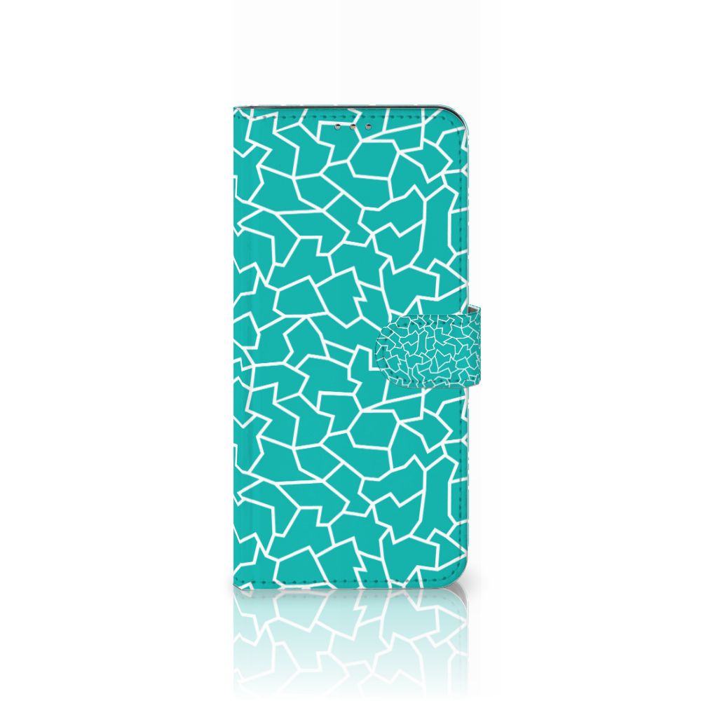Motorola Moto G60 Hoesje Cracks Blue
