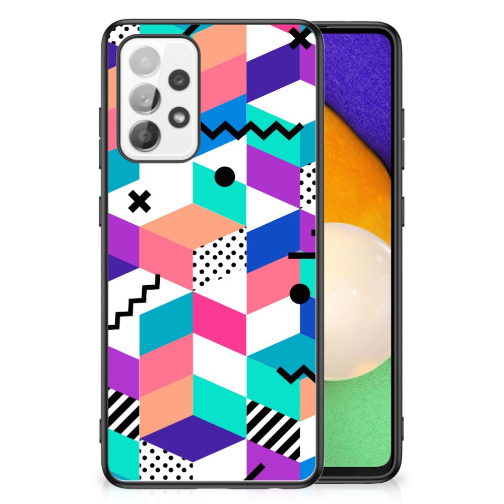 Samsung Galaxy A52 | A52s (5G/4G) Backcover Blokken Kleurrijk