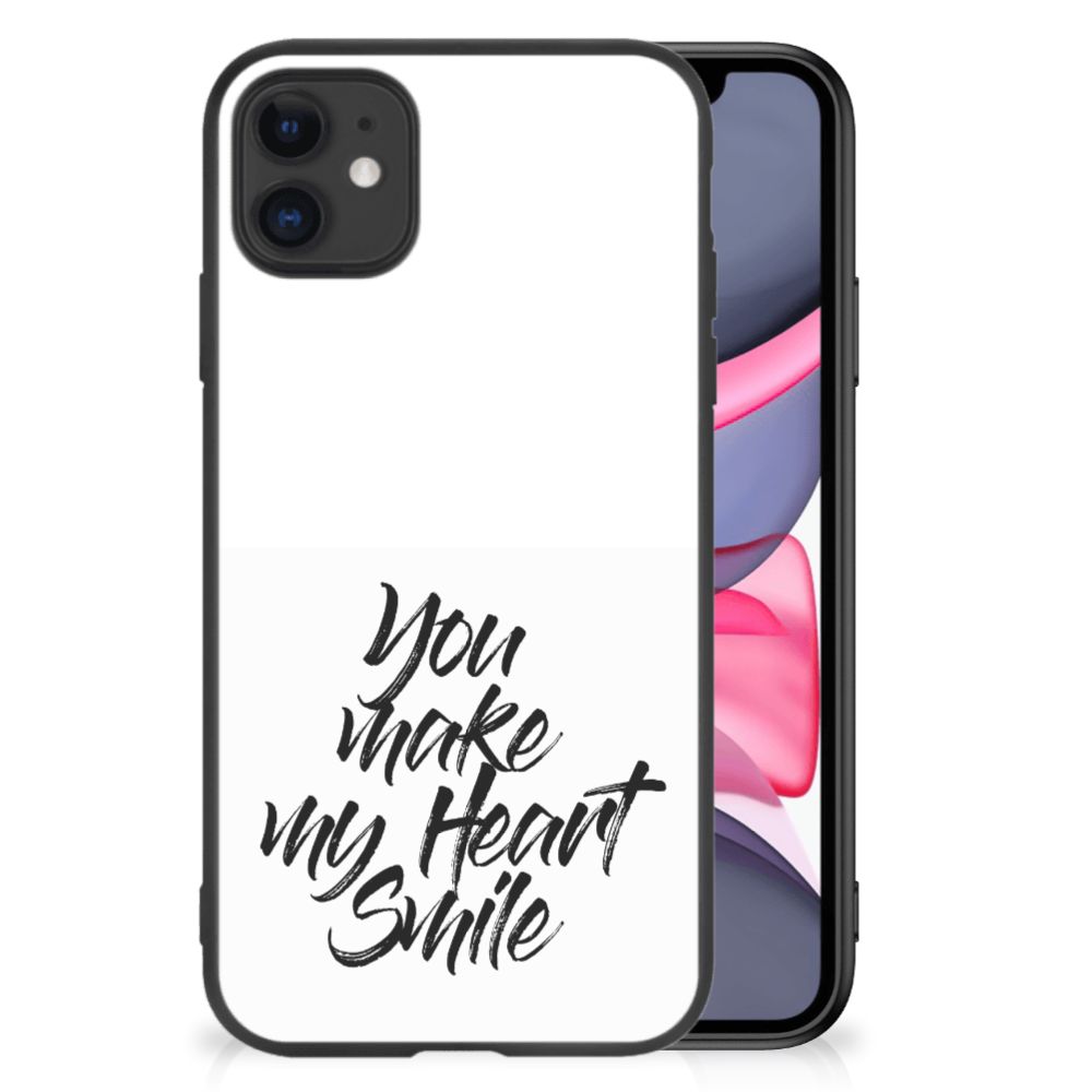 iPhone 11 Telefoon Hoesje met tekst Heart Smile