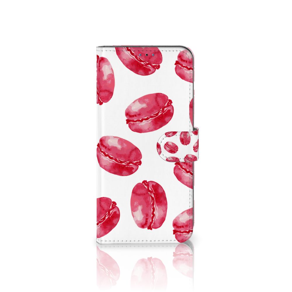 Samsung Galaxy A03s Book Cover Pink Macarons