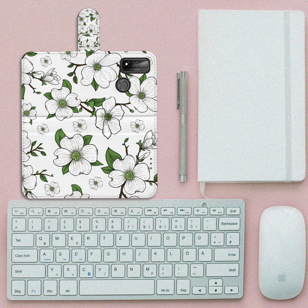 Huawei P Smart 2020 Hoesje Dogwood Flowers
