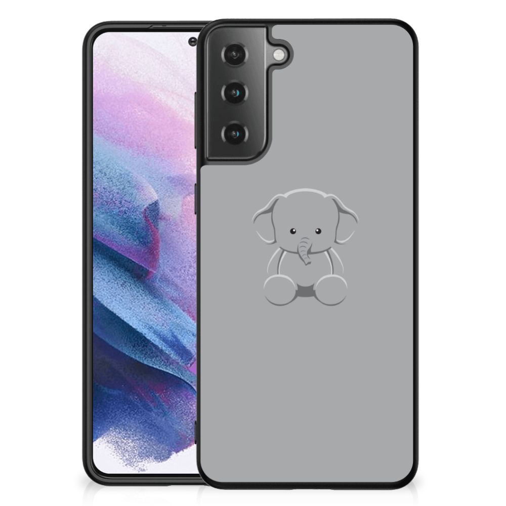 Samsung Galaxy S21 Plus Hoesje Grijs Baby Olifant B2C Telecom