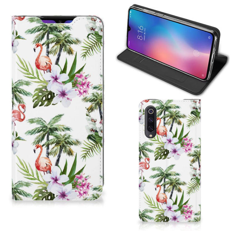 Xiaomi Mi 9 Hoesje maken Flamingo Palms