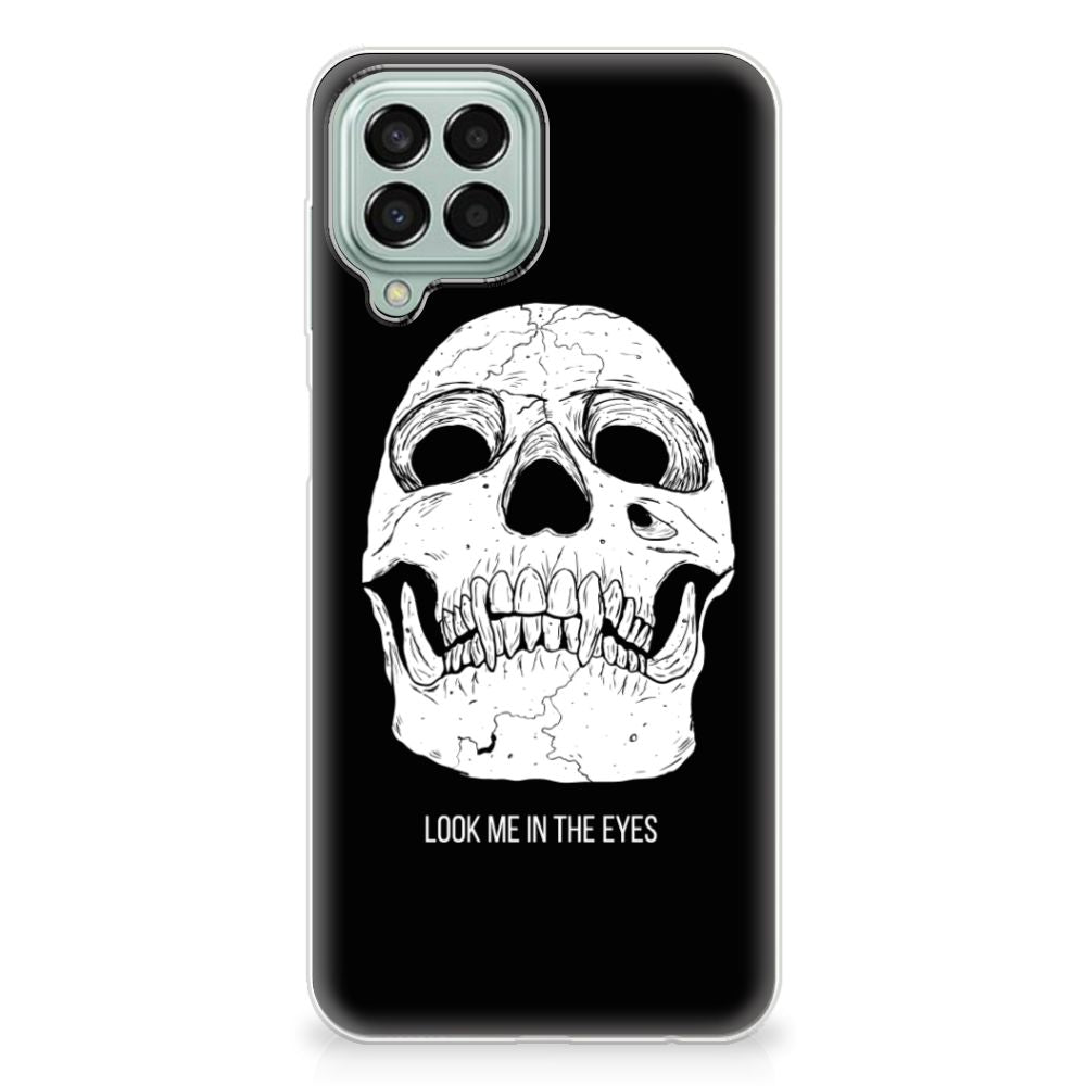 Silicone Back Case Samsung Galaxy M33 Skull Eyes