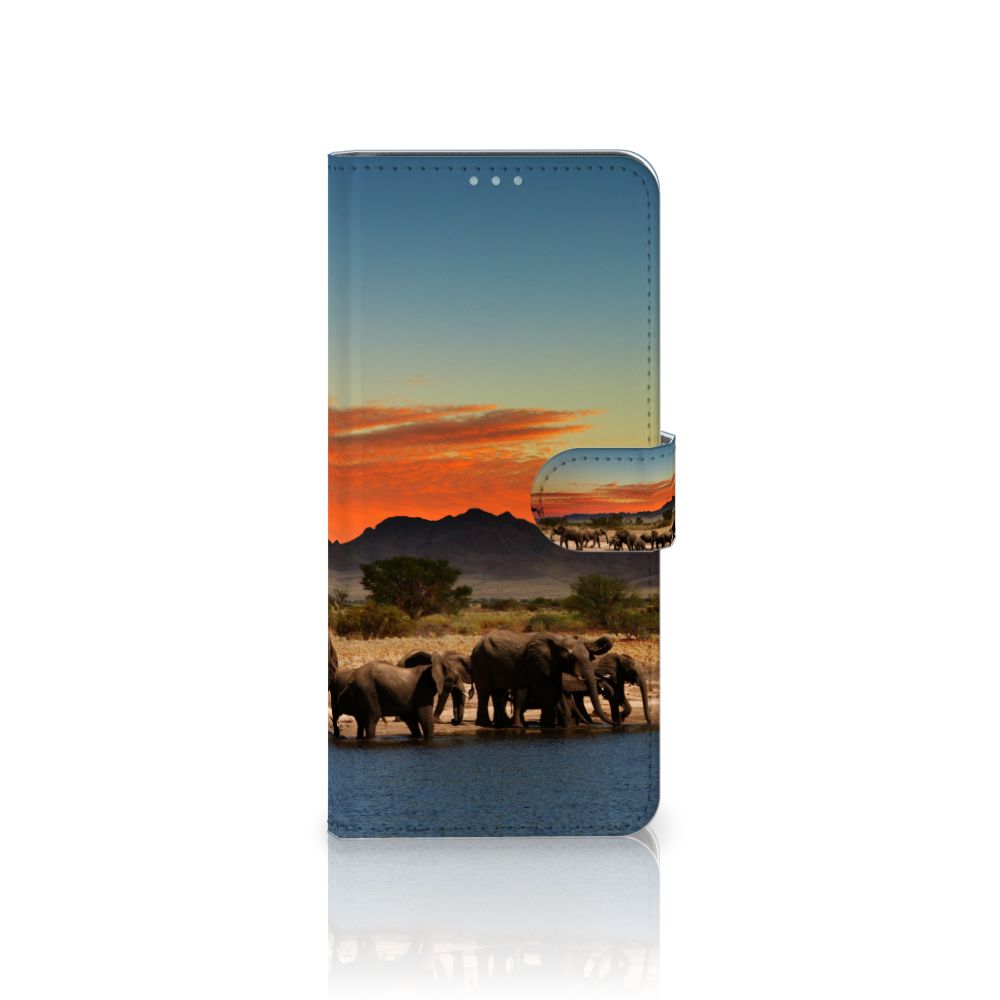 Nokia 3.4 Telefoonhoesje met Pasjes Olifanten