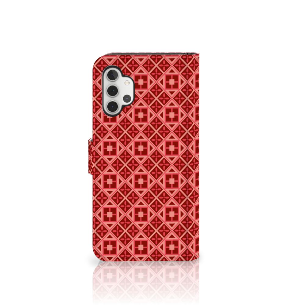 Samsung Galaxy A32 4G Telefoon Hoesje Batik Rood