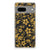 Google Pixel 7 TPU Case Gouden Bloemen