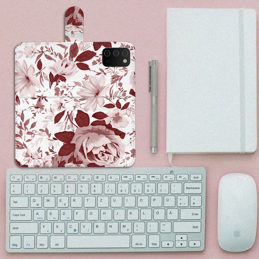Hoesje Samsung Galaxy A03s Watercolor Flowers