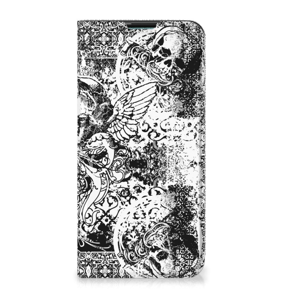 Mobiel BookCase Nokia X20 | X10 Skulls Angel - B2C Telecom