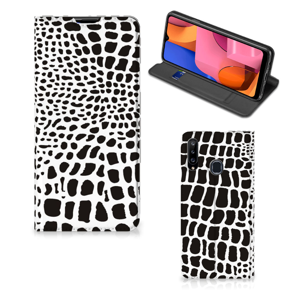 Samsung Galaxy A20s Hoesje maken Slangenprint - B2C Telecom