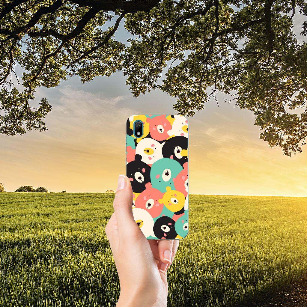 Huawei Y5 (2019) Telefoonhoesje met Naam Bears