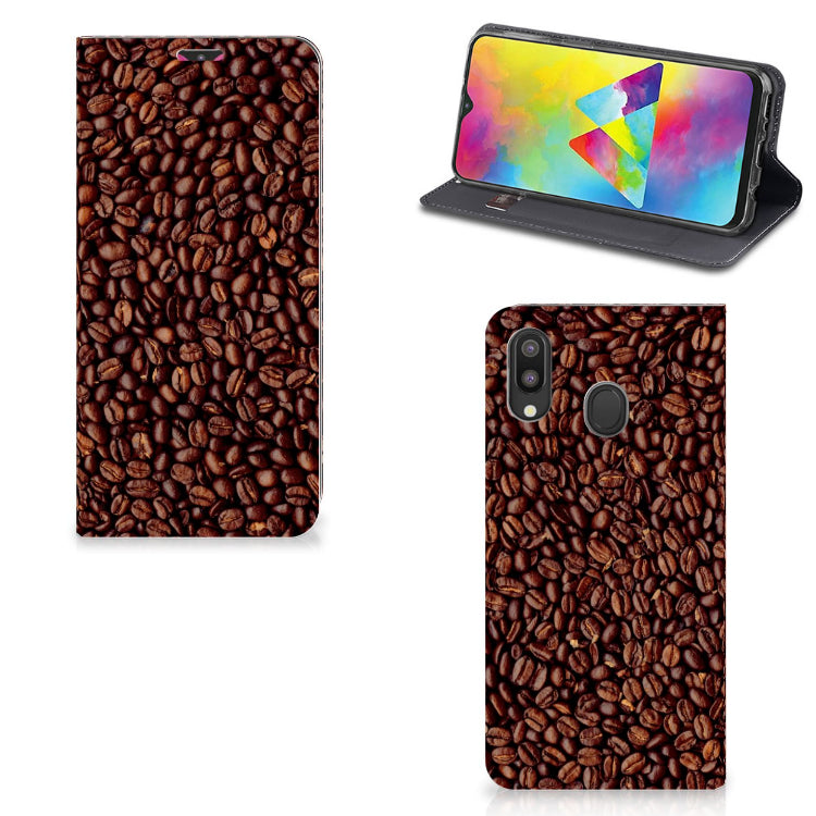 Samsung Galaxy M20 Flip Style Cover Koffiebonen