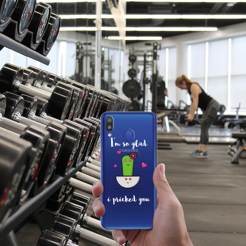 Samsung Galaxy M20 (Power) Telefoonhoesje met Naam Cactus Glad