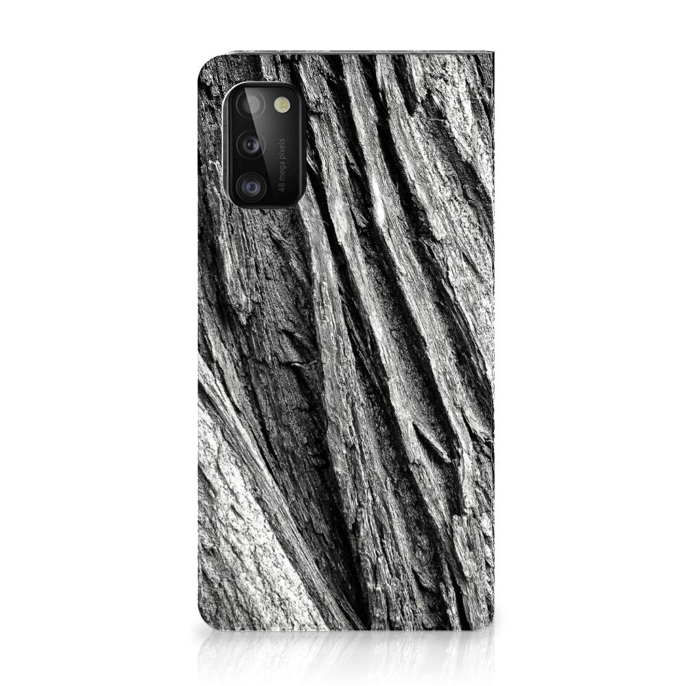 Book Wallet Case Samsung Galaxy A41 Boomschors Grijs - B2C Telecom
