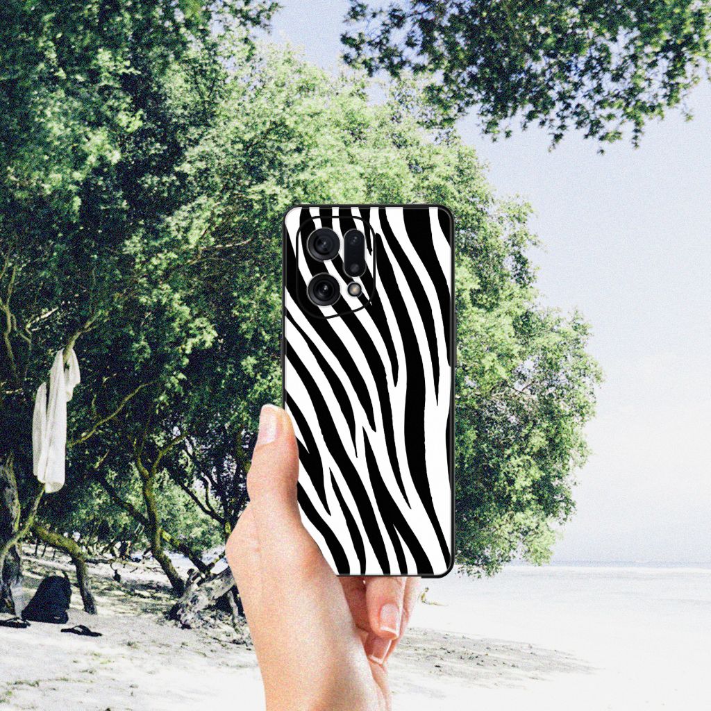 OPPO Find X5 Dierenprint Telefoonhoesje Zebra B2C Telecom