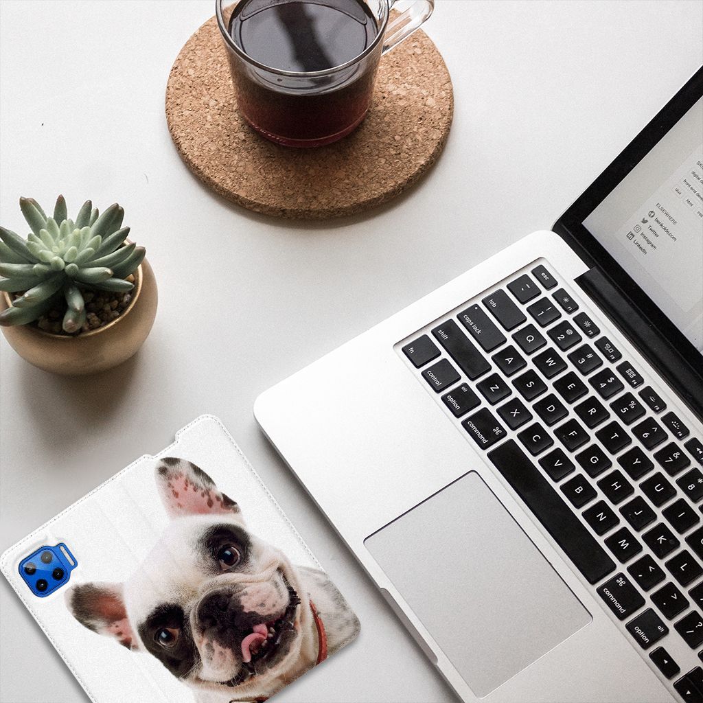 Motorola Moto G 5G Plus Hoesje maken Franse Bulldog - B2C Telecom