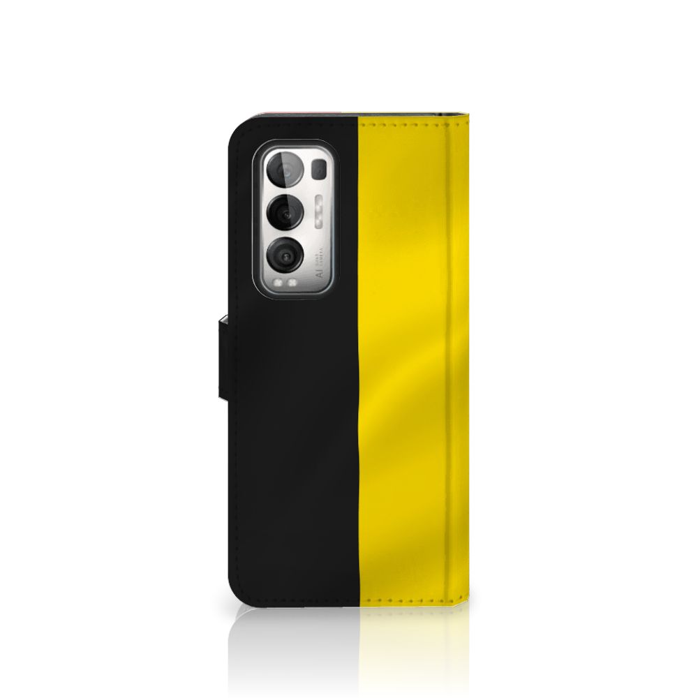 OPPO Find X3 Neo 5G Bookstyle Case Belgische Vlag