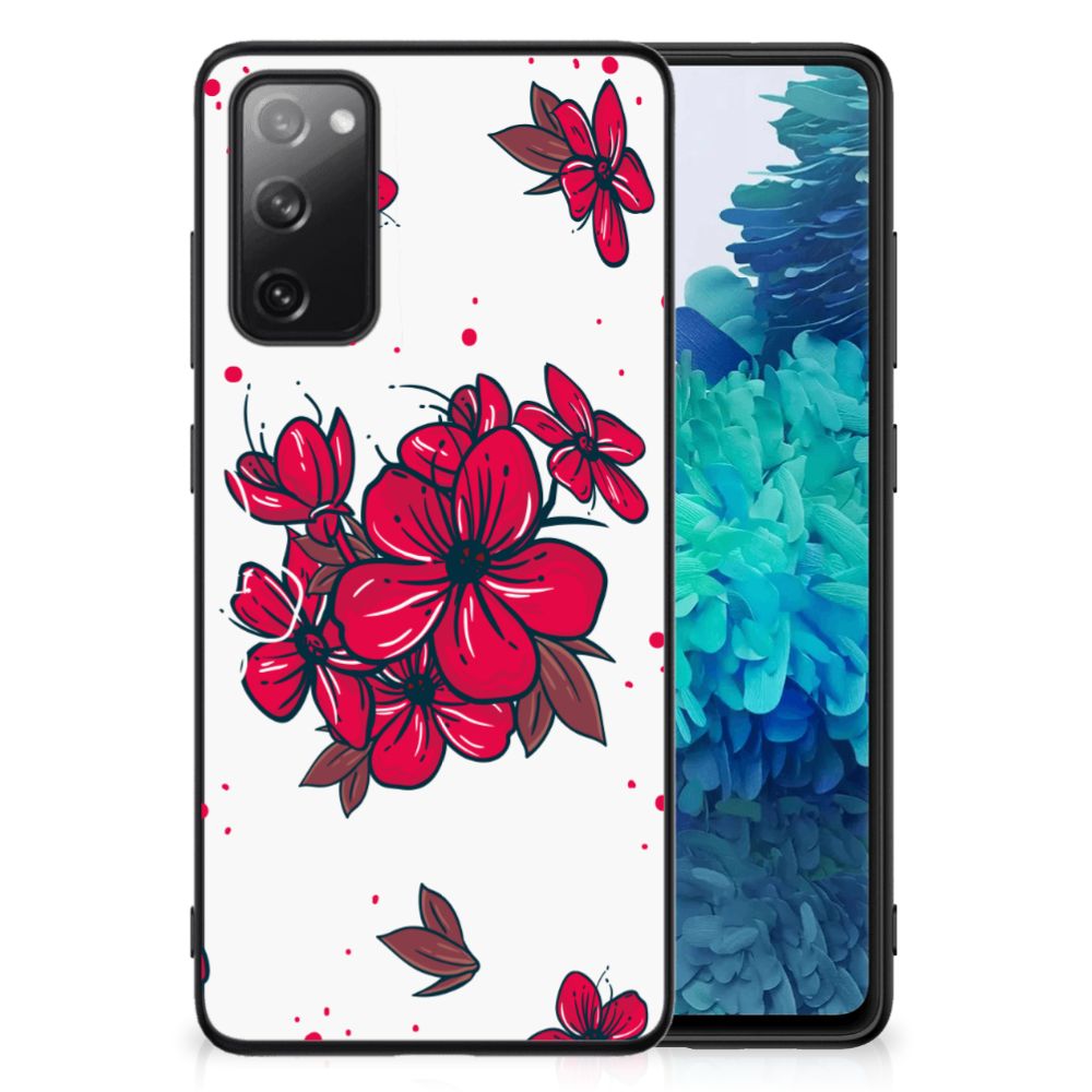 Samsung Galaxy S20 FE Bloemen Hoesje Blossom Red