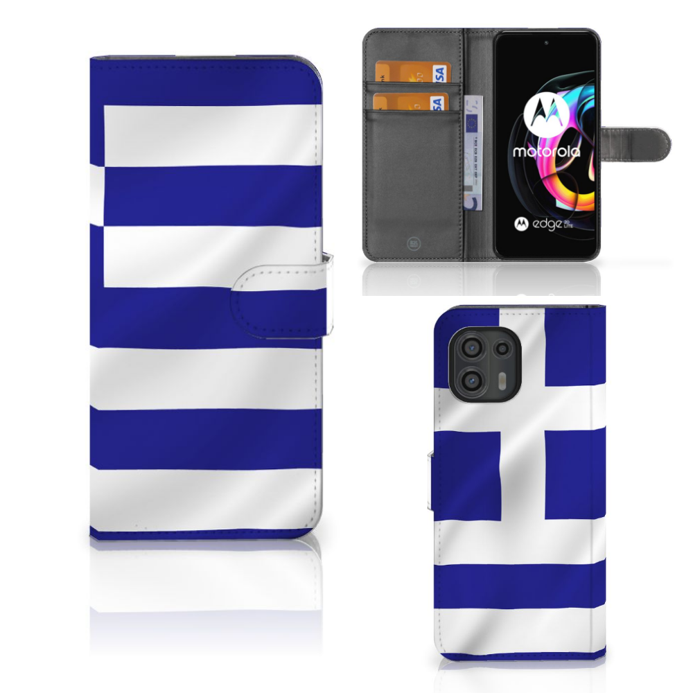 Motorola Edge 20 Lite Bookstyle Case Griekenland