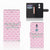 Nokia 7 Portemonnee Hoesje Flowers Pink DTMP