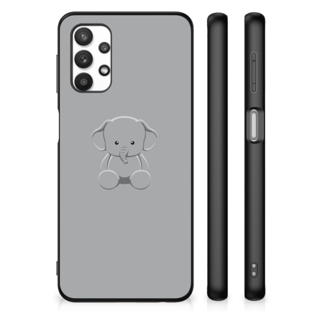 Samsung Galaxy A32 5G Hoesje Grijs Baby Olifant B2C Telecom