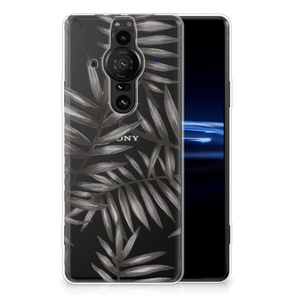 Sony Xperia Pro-I TPU Case Leaves Grey B2C Telecom