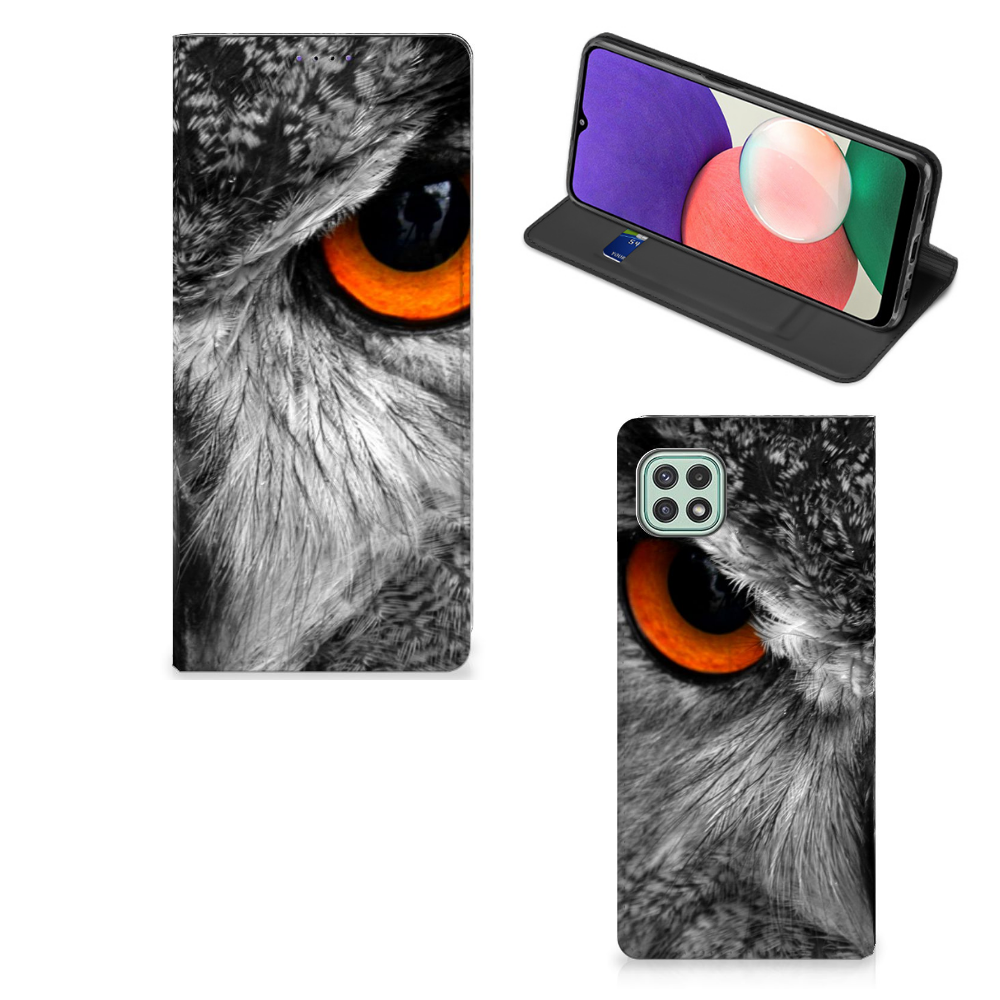 Samsung Galaxy A22 5G Hoesje maken Uil - B2C Telecom